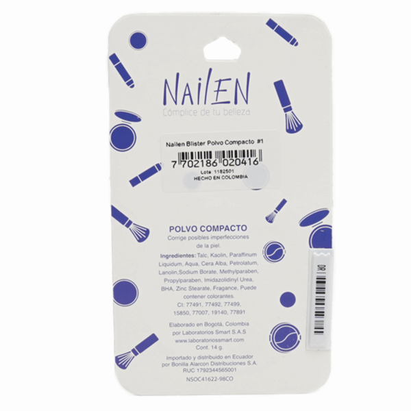 Polvo Compacto 1 NAILEN 14 G - Imagen 4