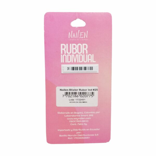 Rubor Compacto 28 NAILEN 3 G - Imagen 3
