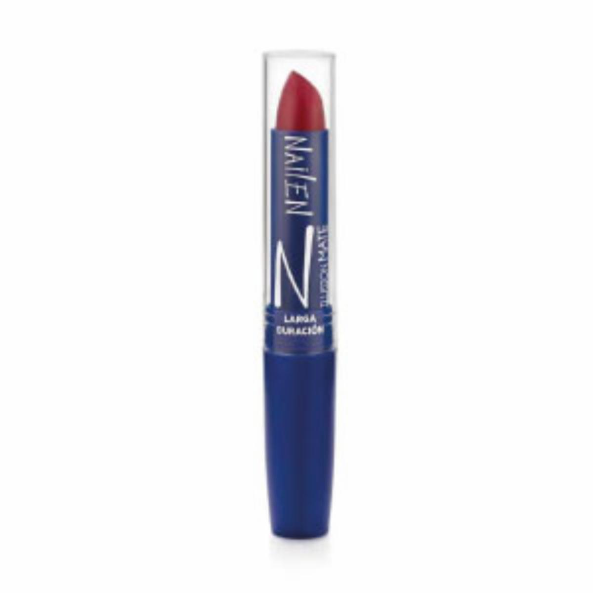 Labial En Barra Mate Tono Vino Tinto NAILEN 2 G
