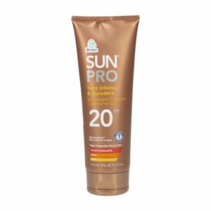 Bronceador Y Protector Solar En Gel Con Activador De Melanina Hipoalergénico Spf20 SUN PRO Pack 2 X 200 G
