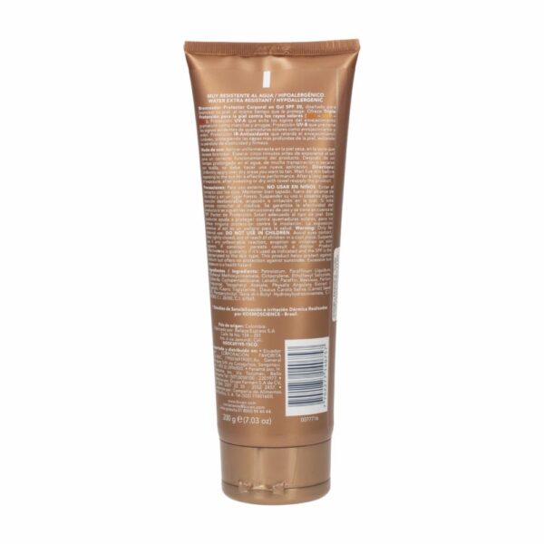 Bronceador Y Protector Solar En Gel Con Activador De Melanina Hipoalergénico Spf20 SUN PRO Pack 2 X 200 G - Imagen 2