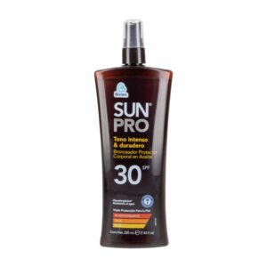 Bronceador Protector Aceite Spf30 SUN PRO 220 Ml