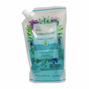 Jabón Cremoso De Aqua Bambú Para Cuerpo Y Manos AROMAESENSE 800 Ml