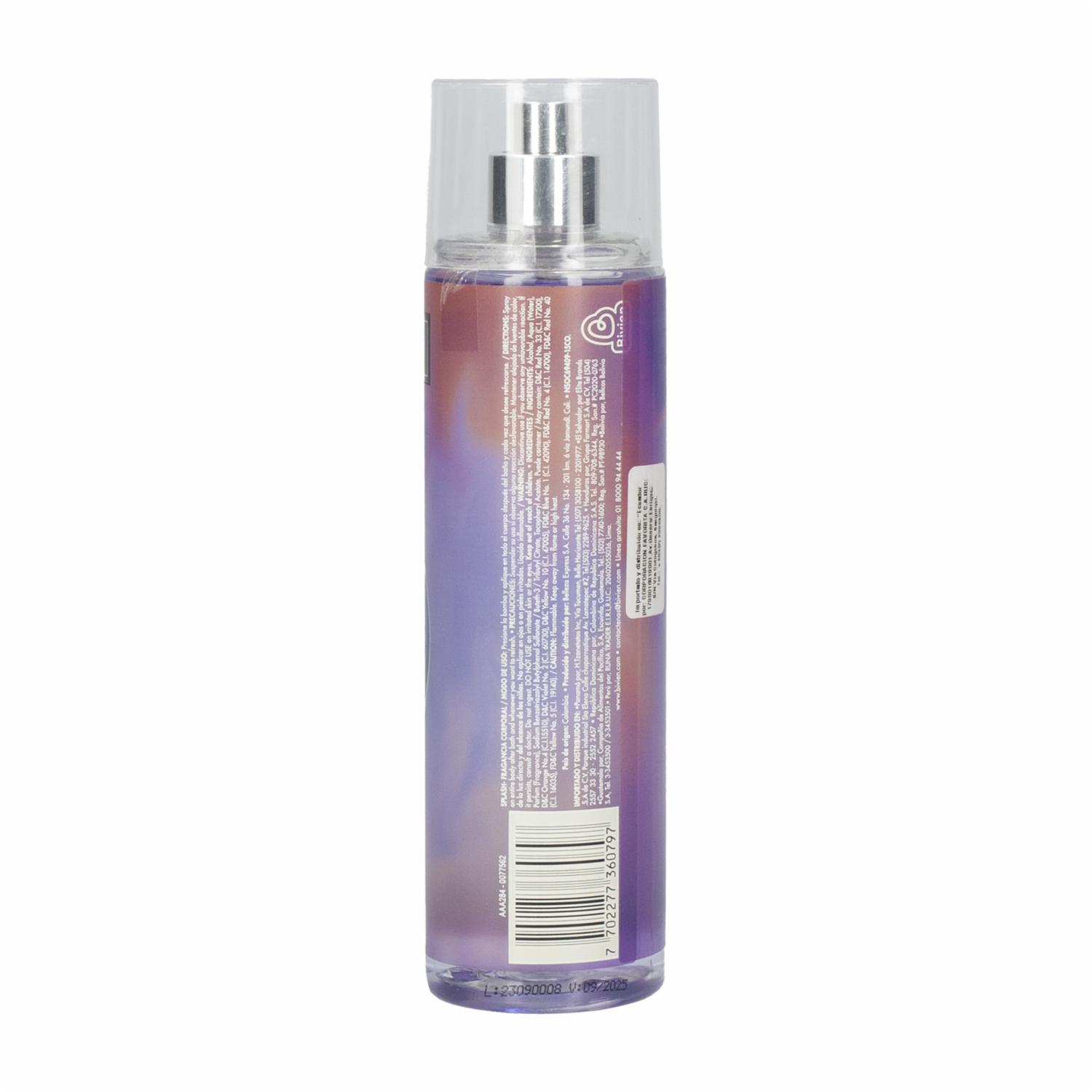 Splash Corporal Fragancia Clear Moon AROMAESENSE 250 Ml - Imagen 2