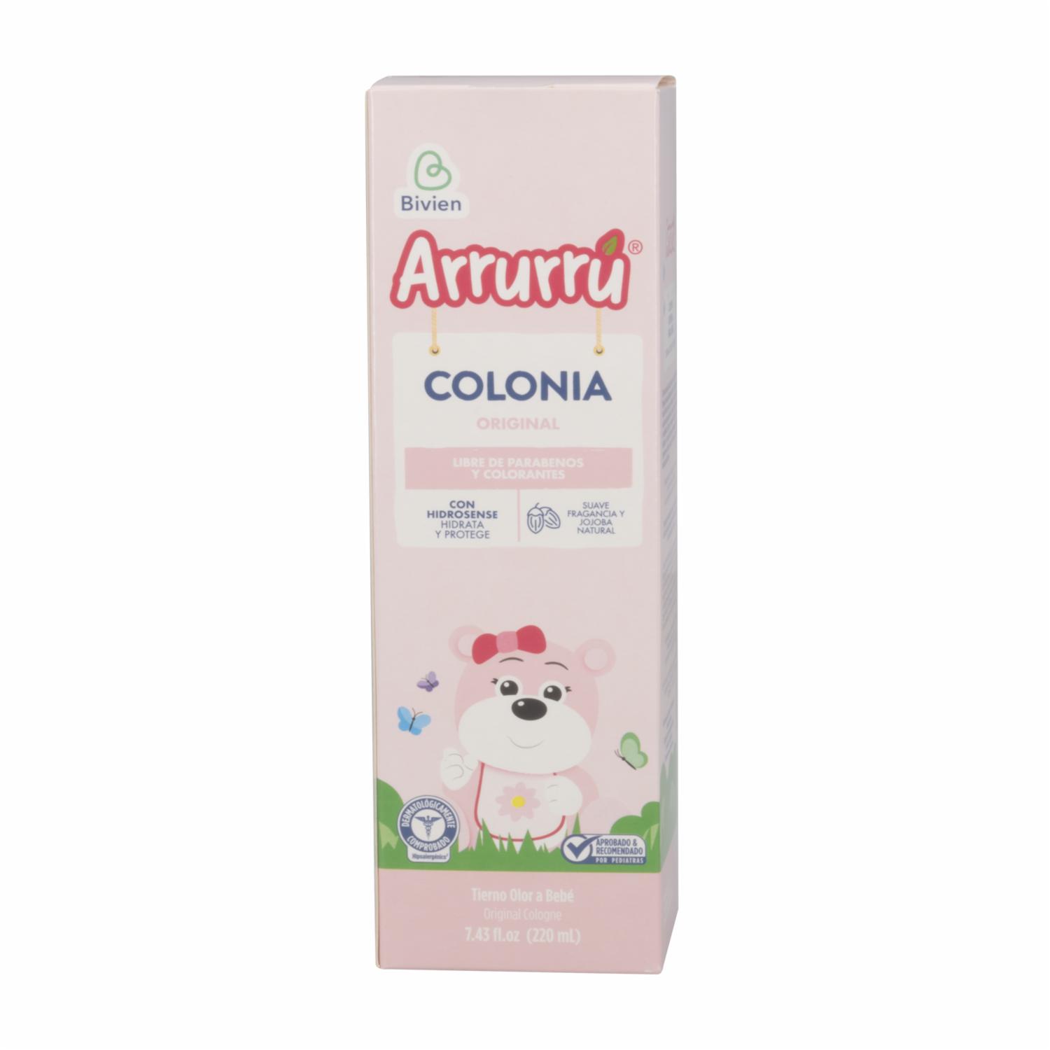 Colonia Infantil Original Rosada ARRURRÚ 220 Ml - Imagen 3