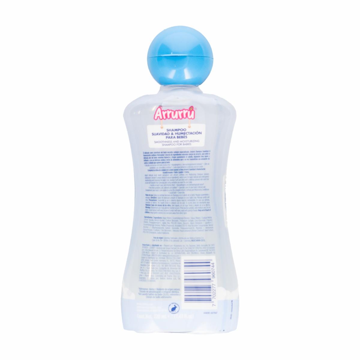 Shampoo Infantil Suavidad Y Humectación ARRURRÚ 220 Ml - Imagen 2