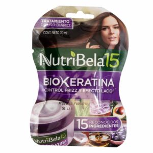 Tratamiento Capilar 10 Biokeratina Sachet 70 Ml NUTRIBELA 10 70 Ml
