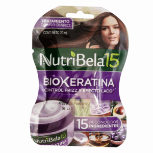 Tratamiento Capilar 10 Biokeratina Sachet 70 Ml NUTRIBELA 70 Ml