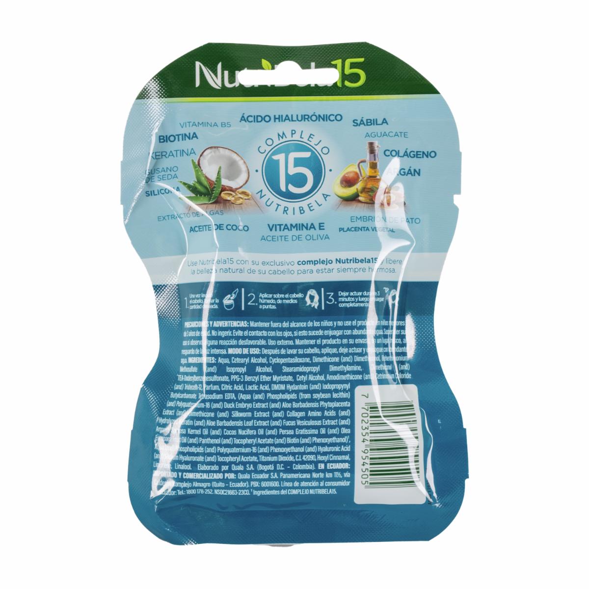 Tratamiento Capilar 15 Pro Hialuronico NUTRIBELA 70 Ml - Imagen 2