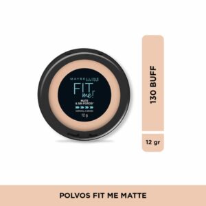 Polvo Compacto Fit Me Matte & Sin Poros Tono 130 Buff Beige MAYBELLINE L´ORÉAL 12 G