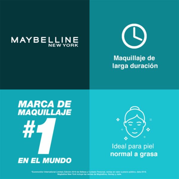 Polvo Compacto Fit Me Matte & Sin Poros Tono 130 Buff Beige MAYBELLINE L´ORÉAL 12 G - Imagen 6