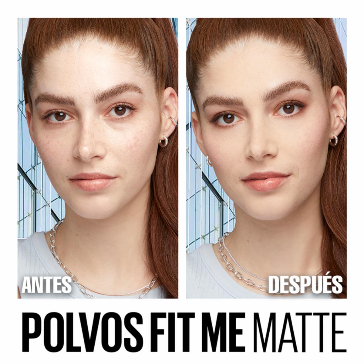 Polvo Compacto Fit Me Matte & Sin Poros Tono 230 Natural Buff MAYBELLINE NEW YORK 12 G