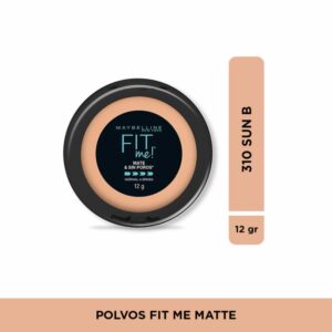 Polvo Compacto Fit Me Matte & Sin Poros Tono 310 Sun Beige MAYBELLINE L´ORÉAL 12 G