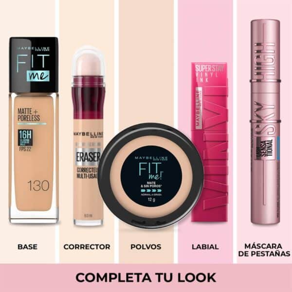 Polvo Compacto Fit Me Matte & Sin Poros Tono 310 Sun Beige MAYBELLINE L´ORÉAL 12 G - Imagen 7