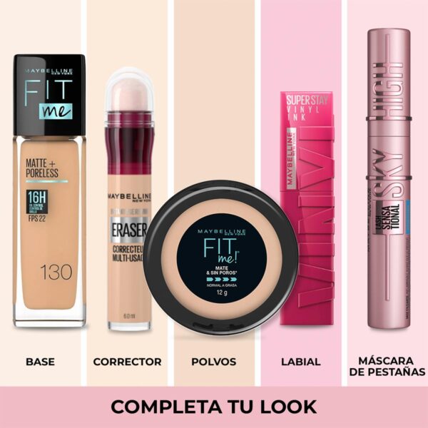 Polvo Compacto Fit Me Matte & Sin Poros Tono 310 Sun Beige MAYBELLINE NEW YORK 12 G - Imagen 7