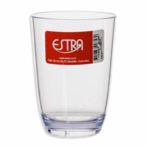 Vaso Plástico Acqua Natural 295 Ml ESTRA 4-1022149
