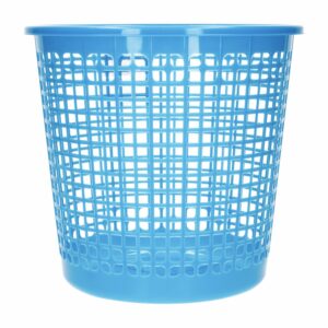 Papelera Acanalada Azul ESTRA 9 L