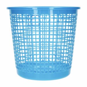 Papelera Acanalada Azul ESTRA 9 L