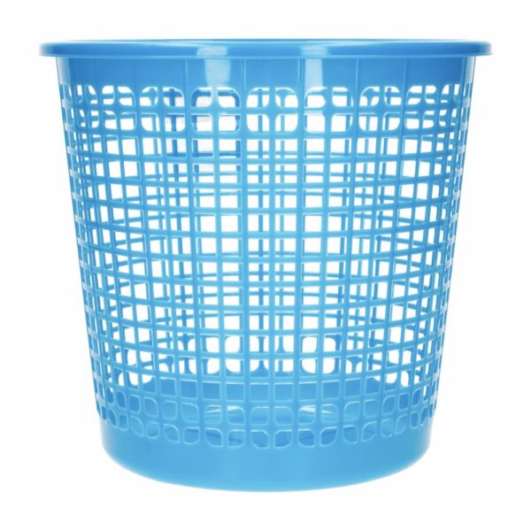 Papelera Acanalada Azul ESTRA 9 L