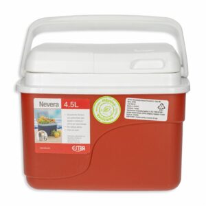 Cooler De Plástico Color Rojo ESTRA 4,5 L