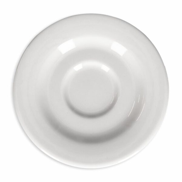 Plato Para Café Diseño Actualite Blanco CORONA Unidad - Imagen 2