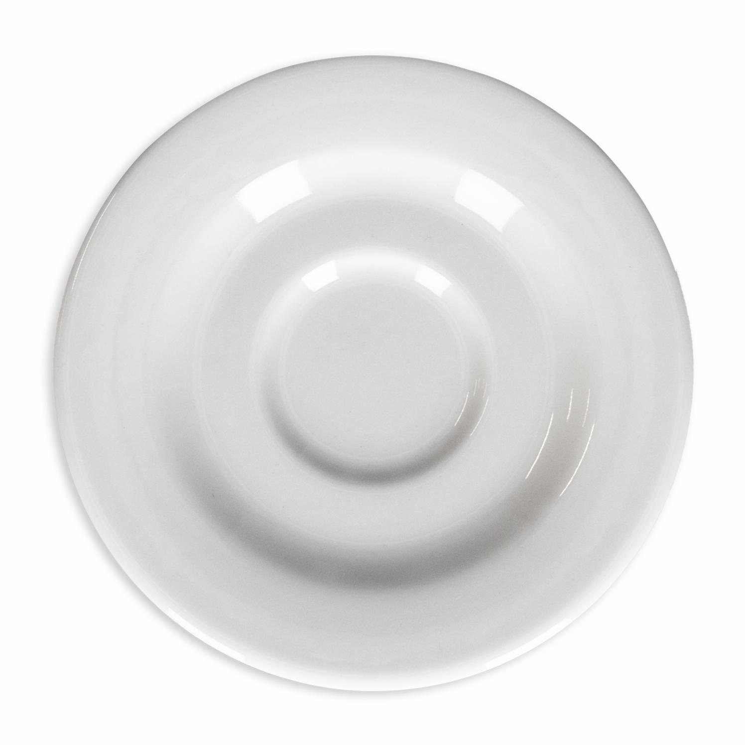 Plato Para Café Diseño Actualite Blanco CORONA Unidad - Imagen 2