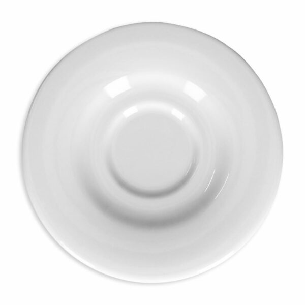 Plato Té Diseño Actualite Blanco CORONA Unidad - Imagen 2