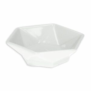 Plato Hexagonal Actualite Blanco CORONA 6,9 Cm