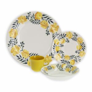 Vajilla 16 Piezas Redonda CORONA Alice