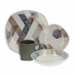 Vajilla 16 Piezas Redonda CORONA Lois