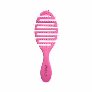 Cepillo De Cabello Plástico Bend Ovalado Mini VANDUX Pequeño