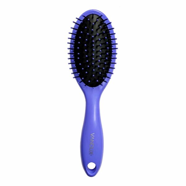 Cepillo De Cabello Plástico Cojinete Ovala Curvo VANDUX Mediano