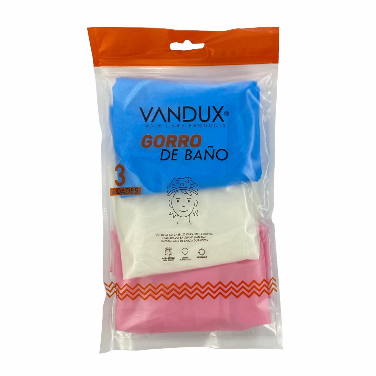 Cepillo De Cabello Plásticos VANDUX X3Uds