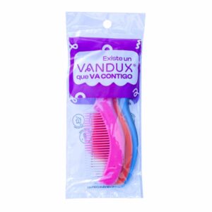 Peine Para Cabello Two Tone Ballena VANDUX X4 Uds