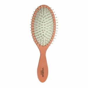 Cepillo De Cabello Plano Redondo Con Cojinete Ecológico Friendly VANDUX Mediano