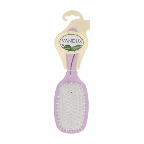 Cepillo De Cabello Rectangular Con Cojinete Ecológico Friendly VANDUX Mediano