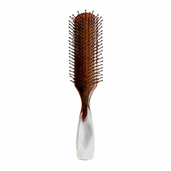 Cepillo De Cabello Plano Plástico Carey VANDUX Grande