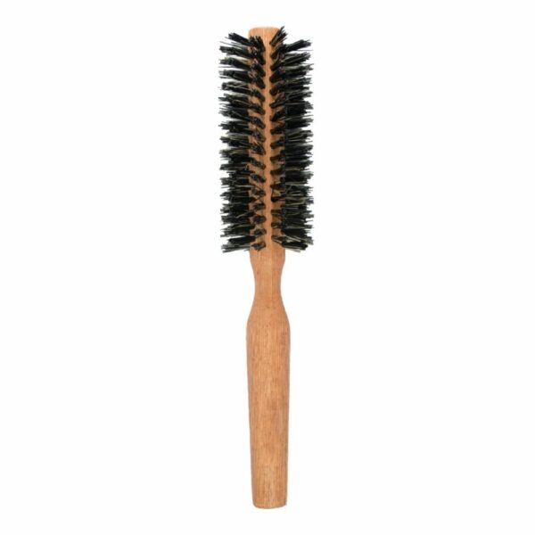 Cepillo De Cabello Delgado Elaborado En Madera con Cerda VANDUX Mediano