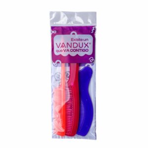 Peine De Cabello Fosforescente VANDUX X3Uds