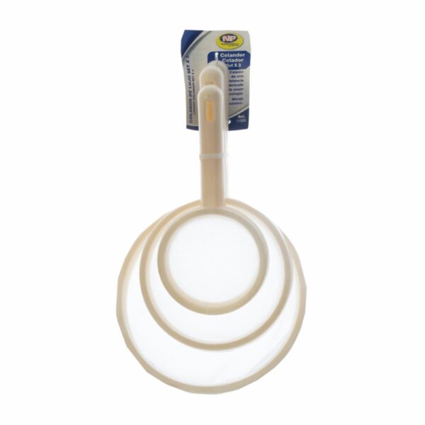 Set Coladores De Lujo N10- 14-18 NOVEDADES 4 Piezas