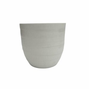 Maceta Diseño Bahía Duna Blanco FERCON 14 Cm