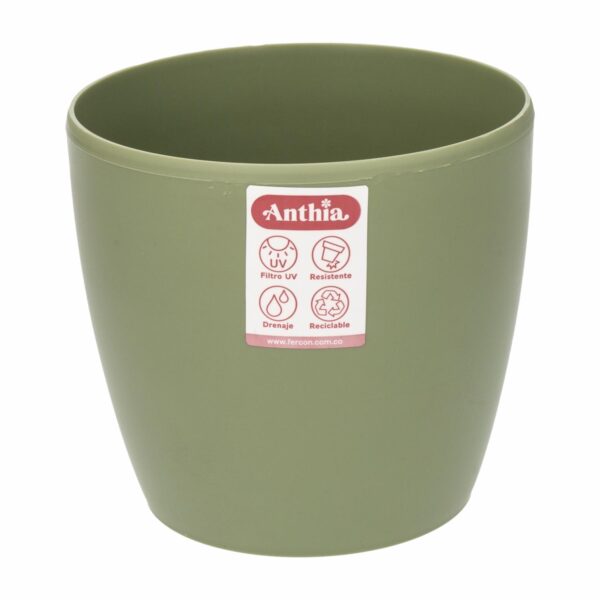 Maceta Diseño Bahía Eucalipto FERCON 14 Cm