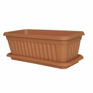 Jardinera Tipo Venecia 35Cms Terra + Bandeja FERCON Unidad