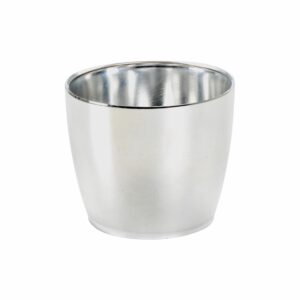 Maceta Bahía Crome Plata FERCON 9 Cm