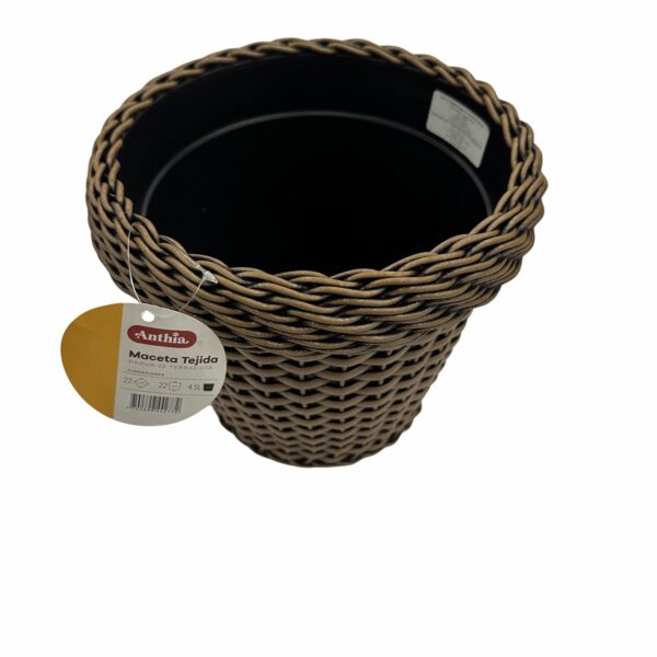 Maceta De Tejido Dagua 22Cms Terra Natural FERCON Unidad - Imagen 2