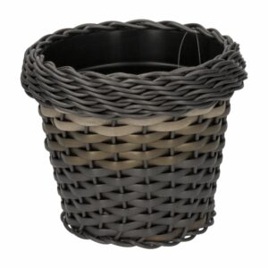 Maceta Tejida Dagua Gris FERCON 14 Cm