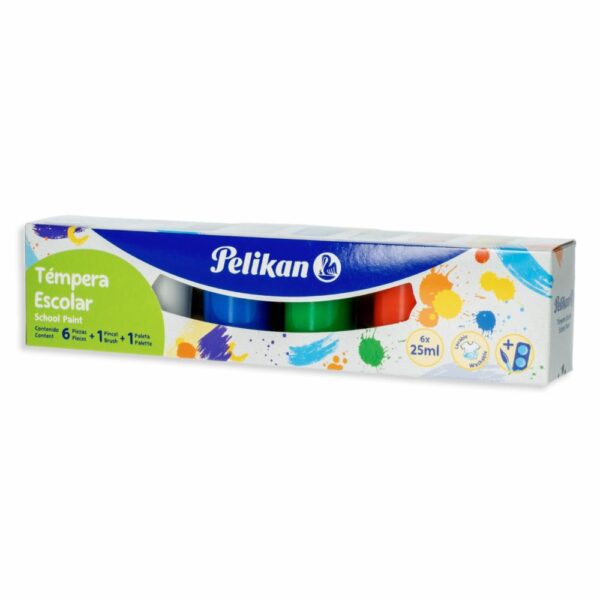 Témperas De Colores PELIKAN X 6 Uds - Imagen 3