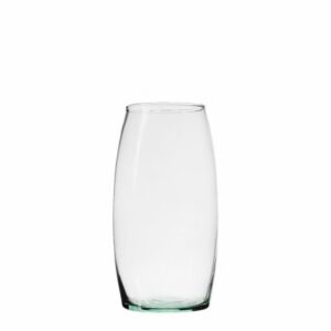 Florero Barril Transparente OTÚN 9 X 24 Cm