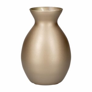 Florero Rea Matices Suave Dorado OTÚN 15,5 X 10 Cm