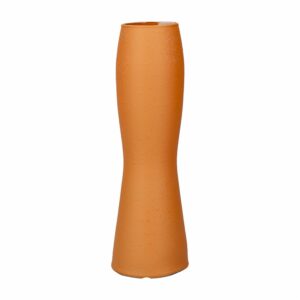 Florero Jade Bulan Naranja OTUN 19 X 6  Cm